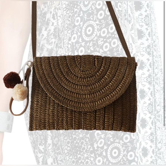 Straw Purse, Long Serving Life Handle Straw Bag, Adjustable Womens Straw Bag - Picture 3 of 10